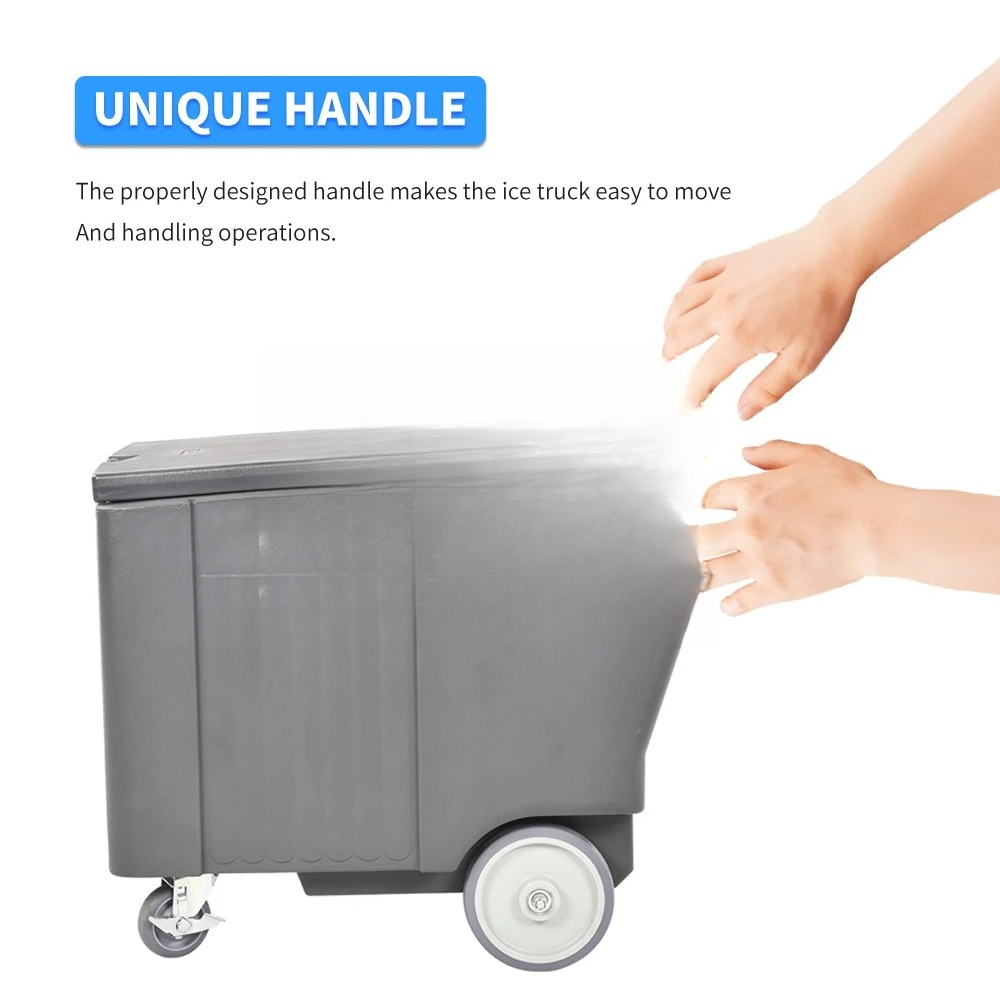 Food Storage Facilities - 110L Ice Box Storage Bin Moveable