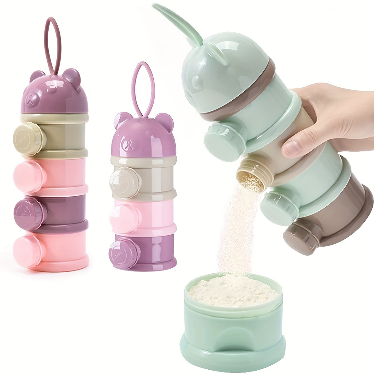 Xxl Food Storage Container - Large Capacity Baby Milk Powder Container
