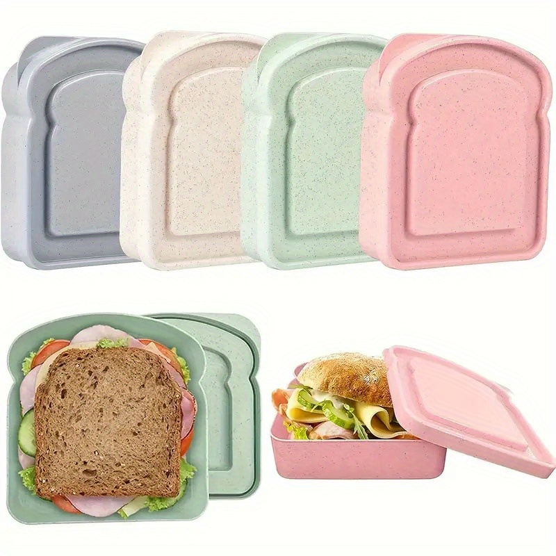 Food Storage Containers Plastic Box - 1pc Bento Boxes, Sandwich Containers, For