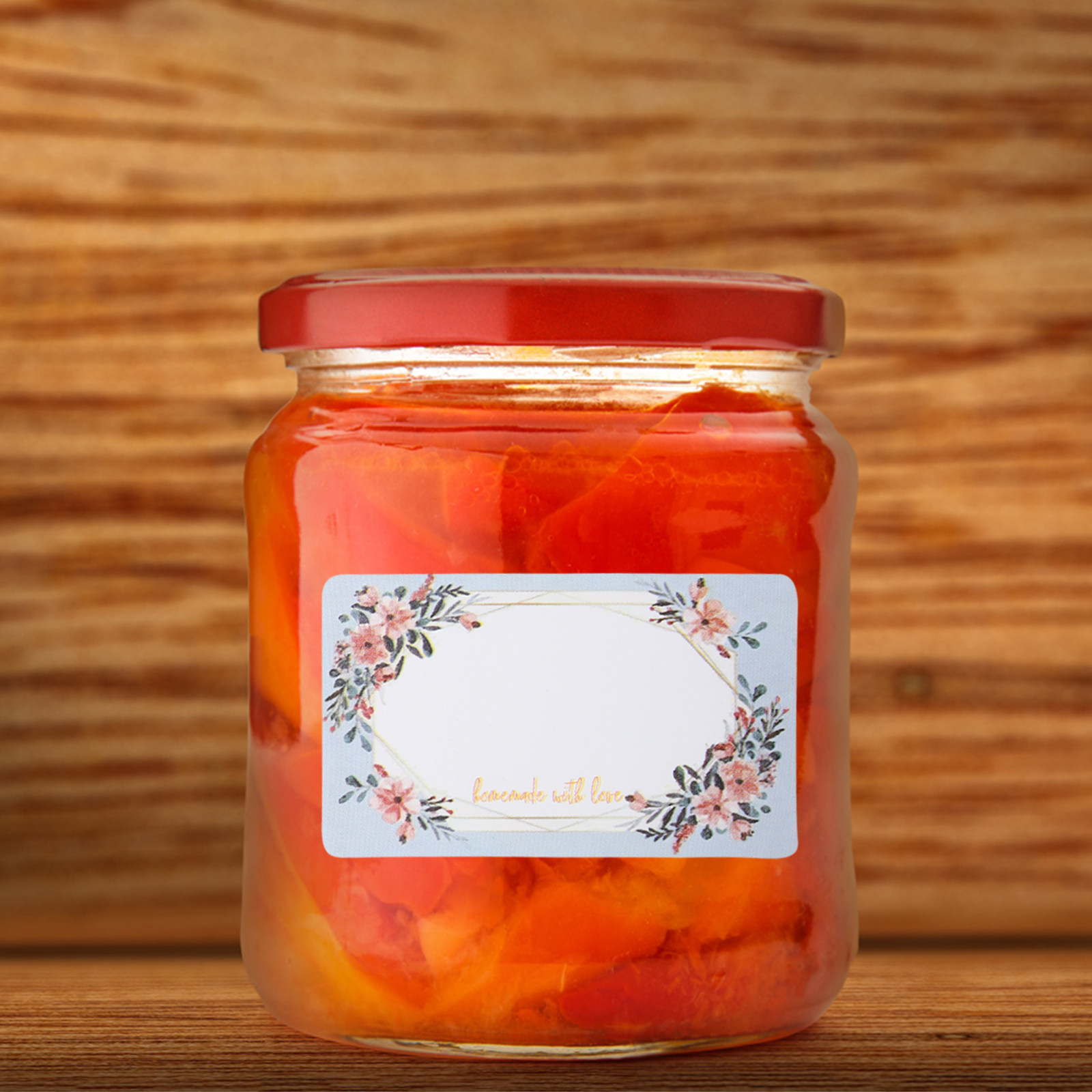 Food Storage Expiration Dates - 3 Rolls Blank Name Labels Floral