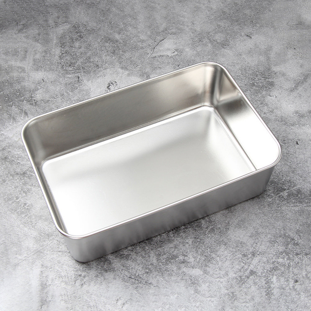 Food Storage Containers Plastic Box - Stainless Preservation Box Portable Sealed Food