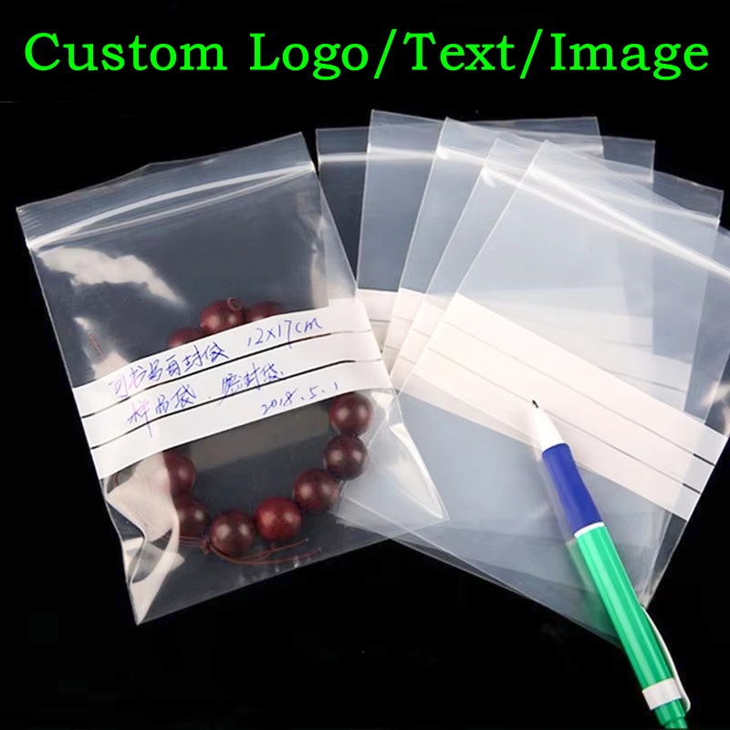 Food Storage Bags Zip Lock Pouch - Bộ 100 PE Cao Cấp Nhựa