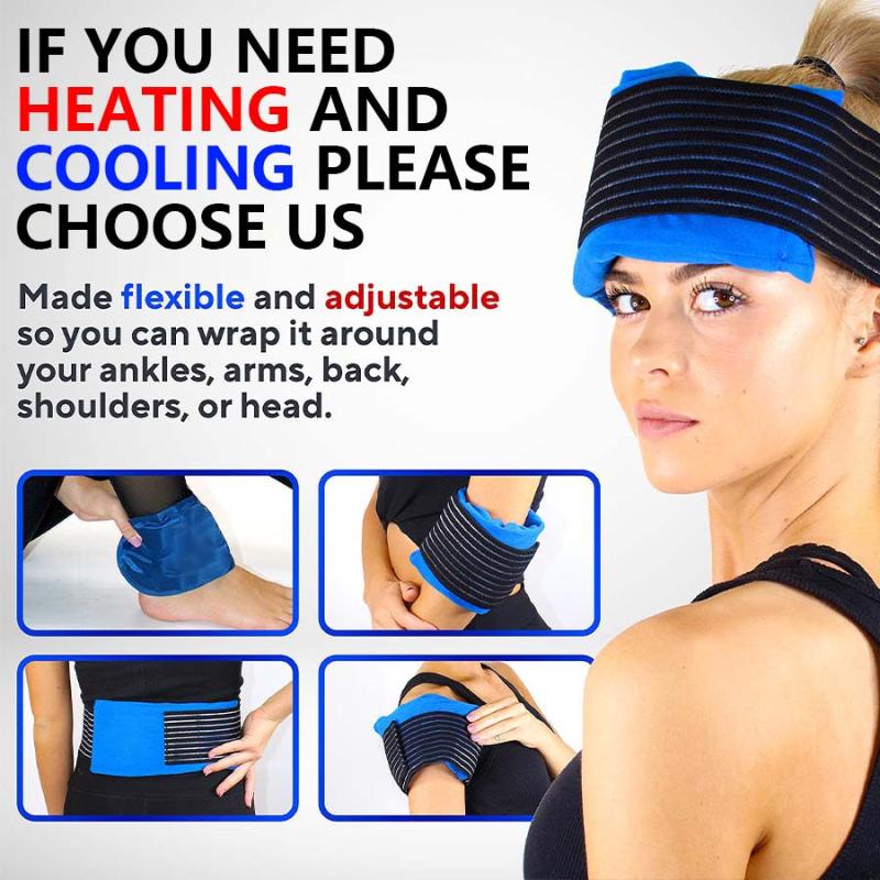 Cold Pack Ice Gel - Reusable Professional Gel Ice Pack Freezable