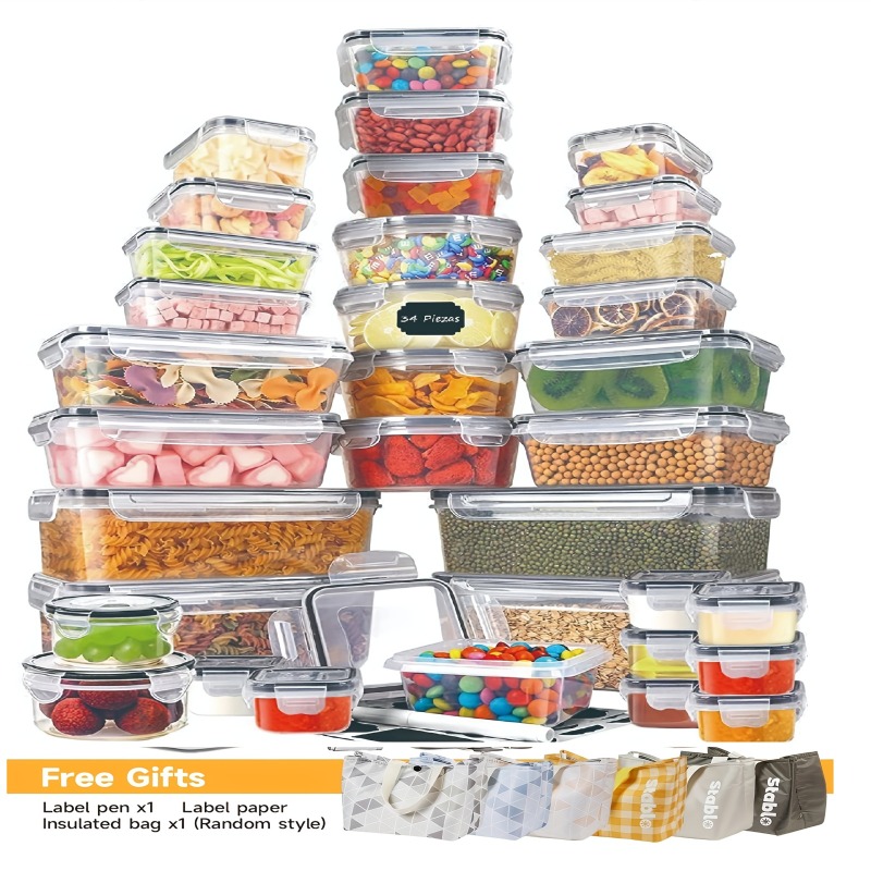 Food Storage Design - 48PCS BPA-Free Food Storage Set –