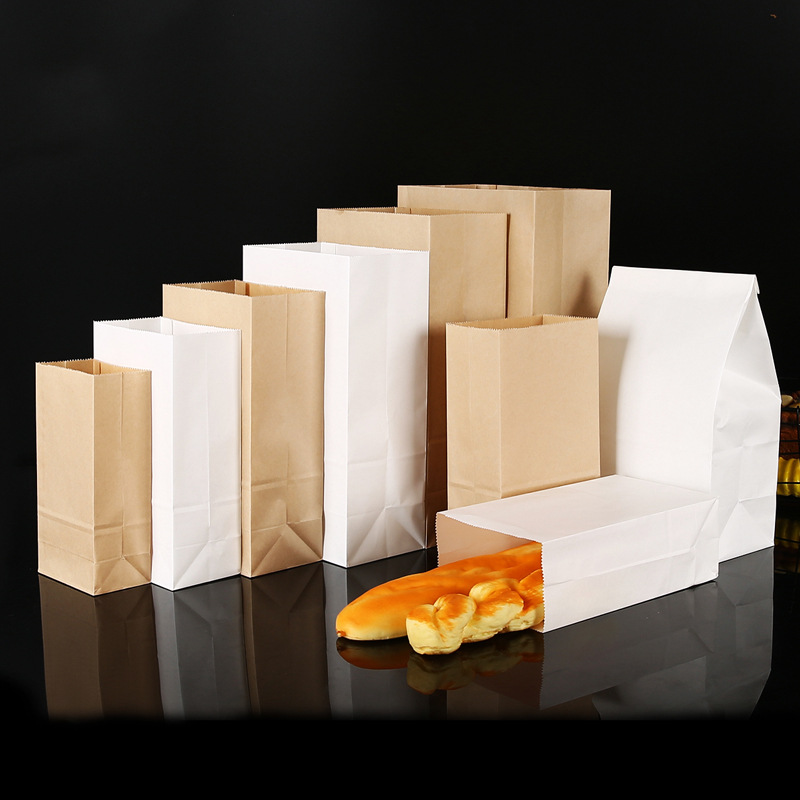 25/50pcs Brown Kraft Paper Bag - đánh giá và giá Food Storage Of Plants