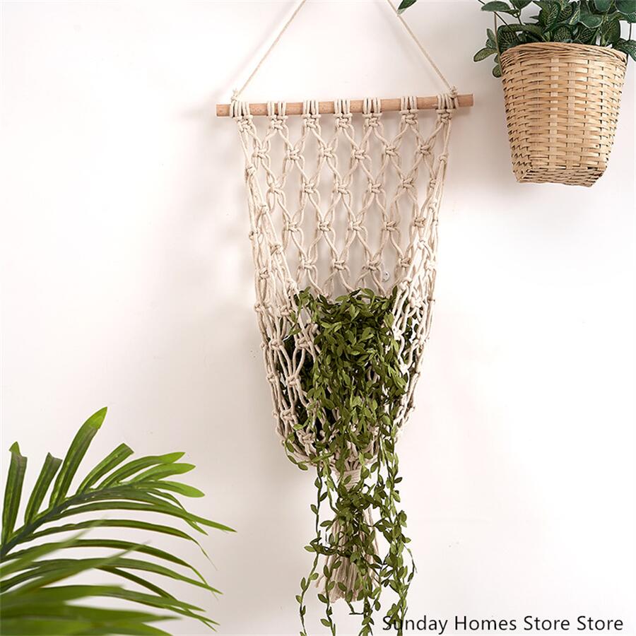 Macrame  Fruit  Storage Basket - đánh giá và giá Food Storage Of Plants