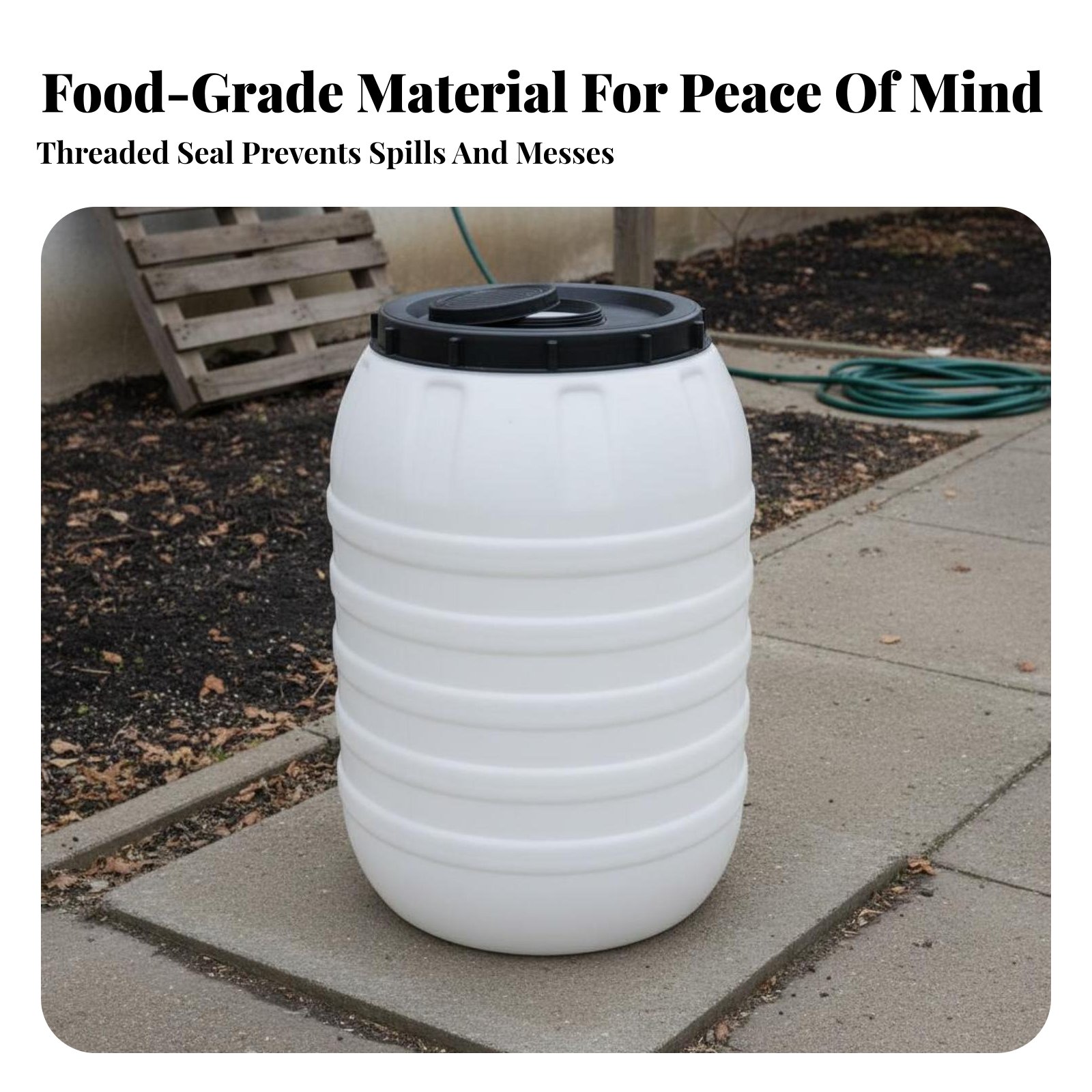 Food Grade Plastic Barrel Airt - đánh giá và giá Food Storage With Lids