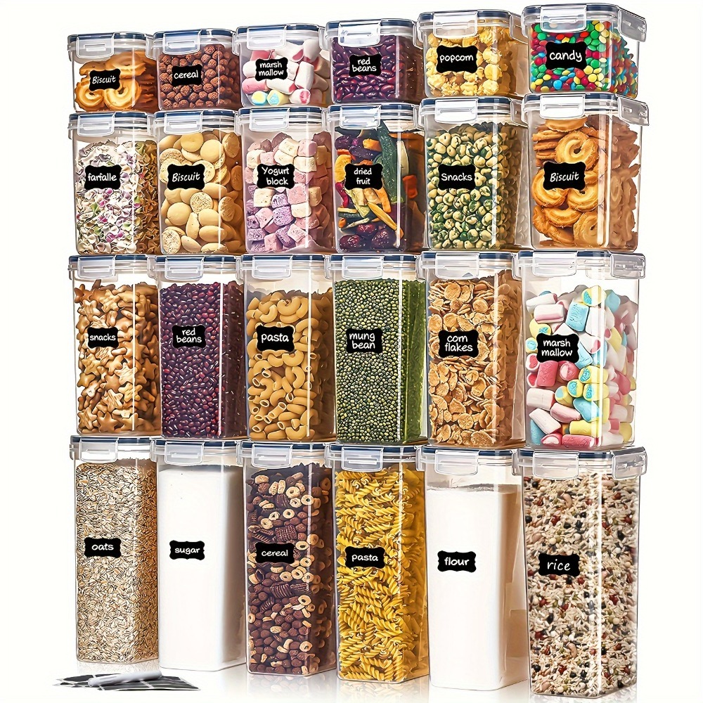 24Pcs Food Storage Containers  - đánh giá và giá Food Storage For Room