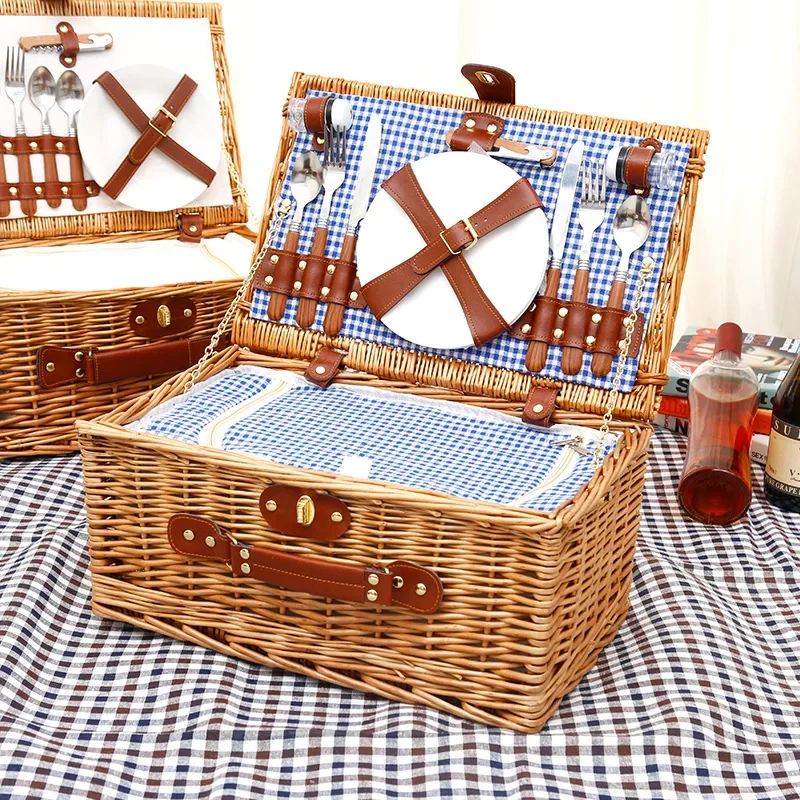 Family Outing Picnic Basket, O - đánh giá và giá Food Storage Boxes With Lids