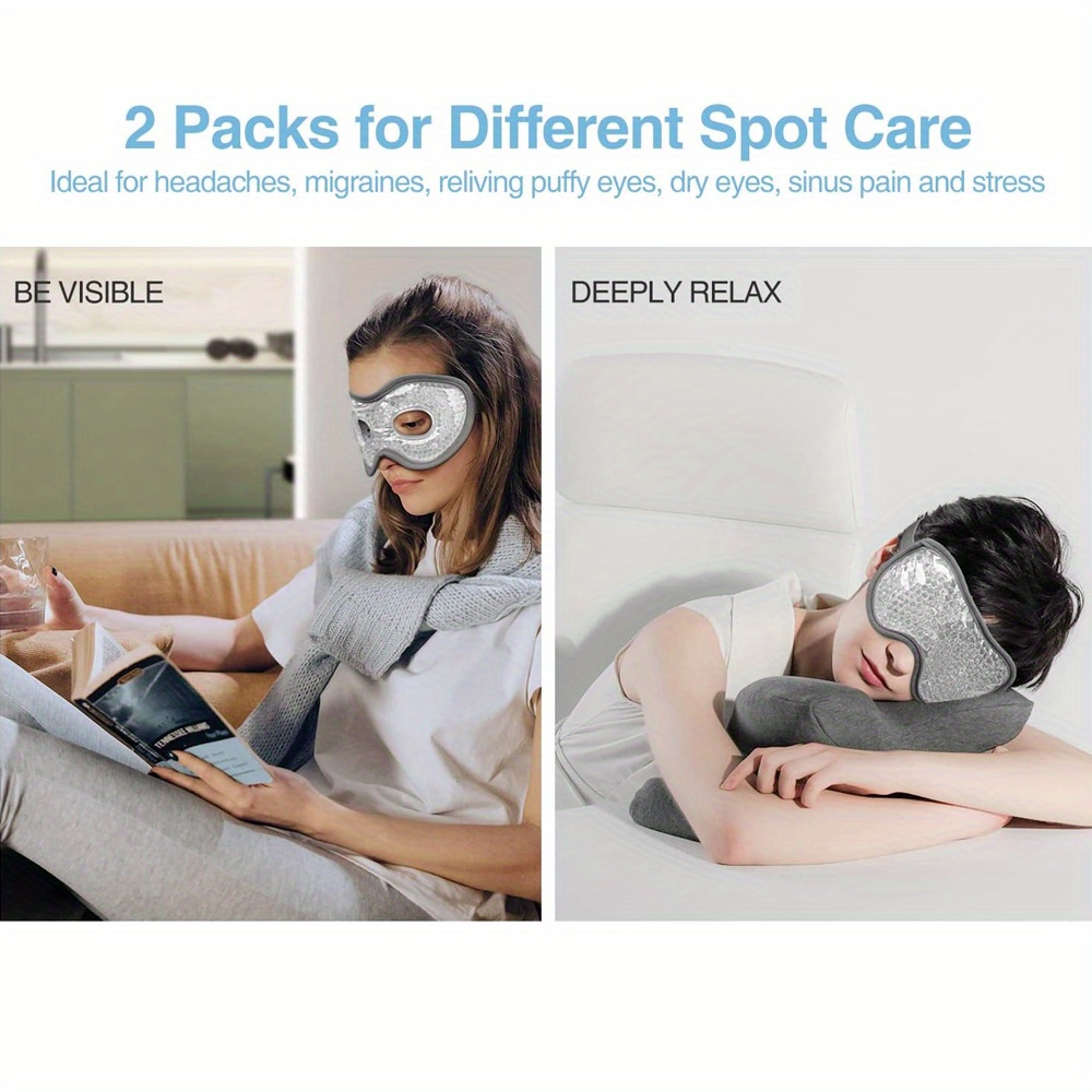 2Pcs/Set Gel Eye Mask Cooling  - đánh giá và giá Cold Pack Ice Gel