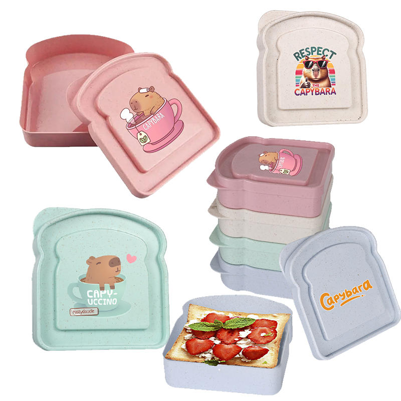 Capybara Sandwich Food Storage - đánh giá và giá Food Storage Containers Plastic Box