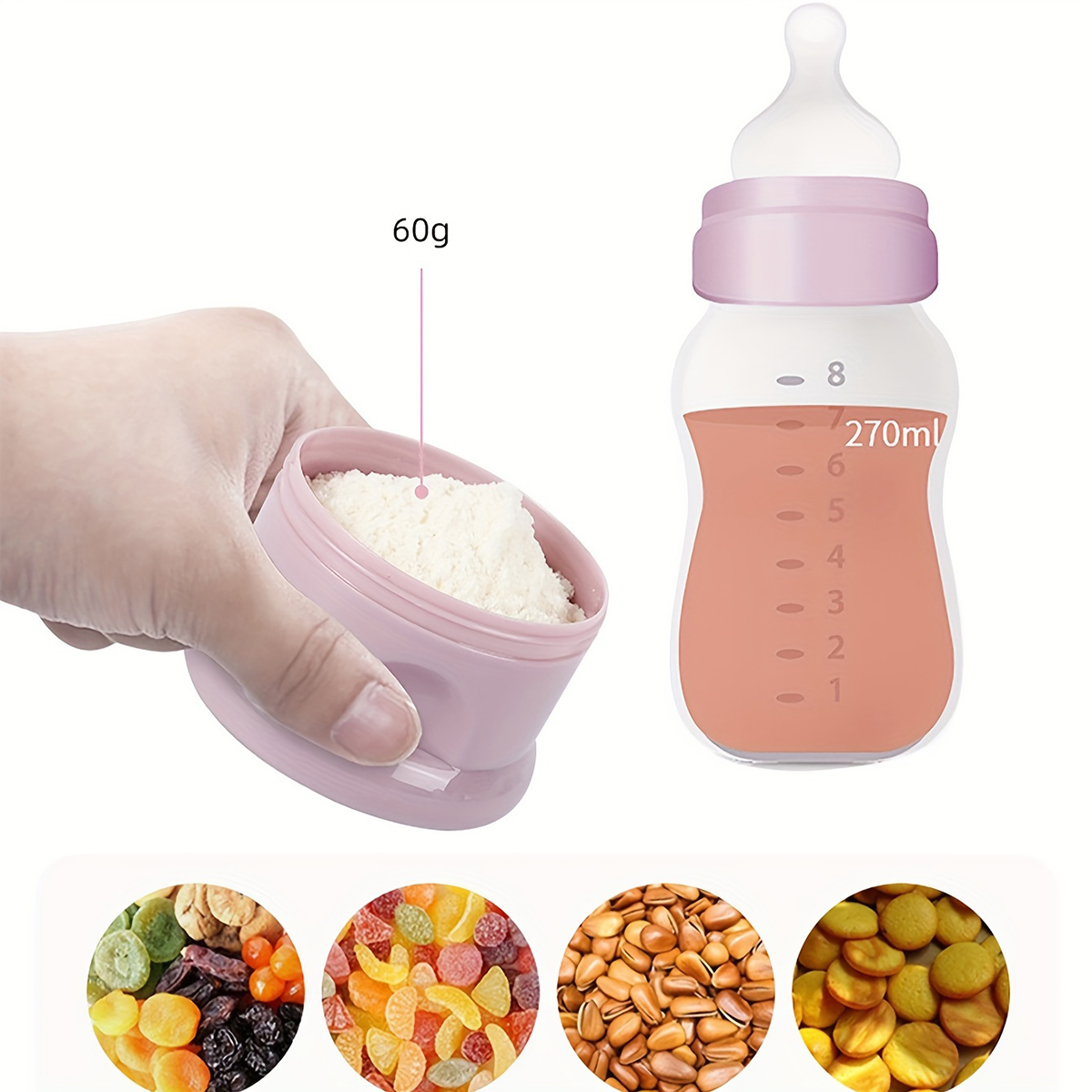 Large Capacity Baby Milk Powde - đánh giá và giá Xxl Food Storage Container
