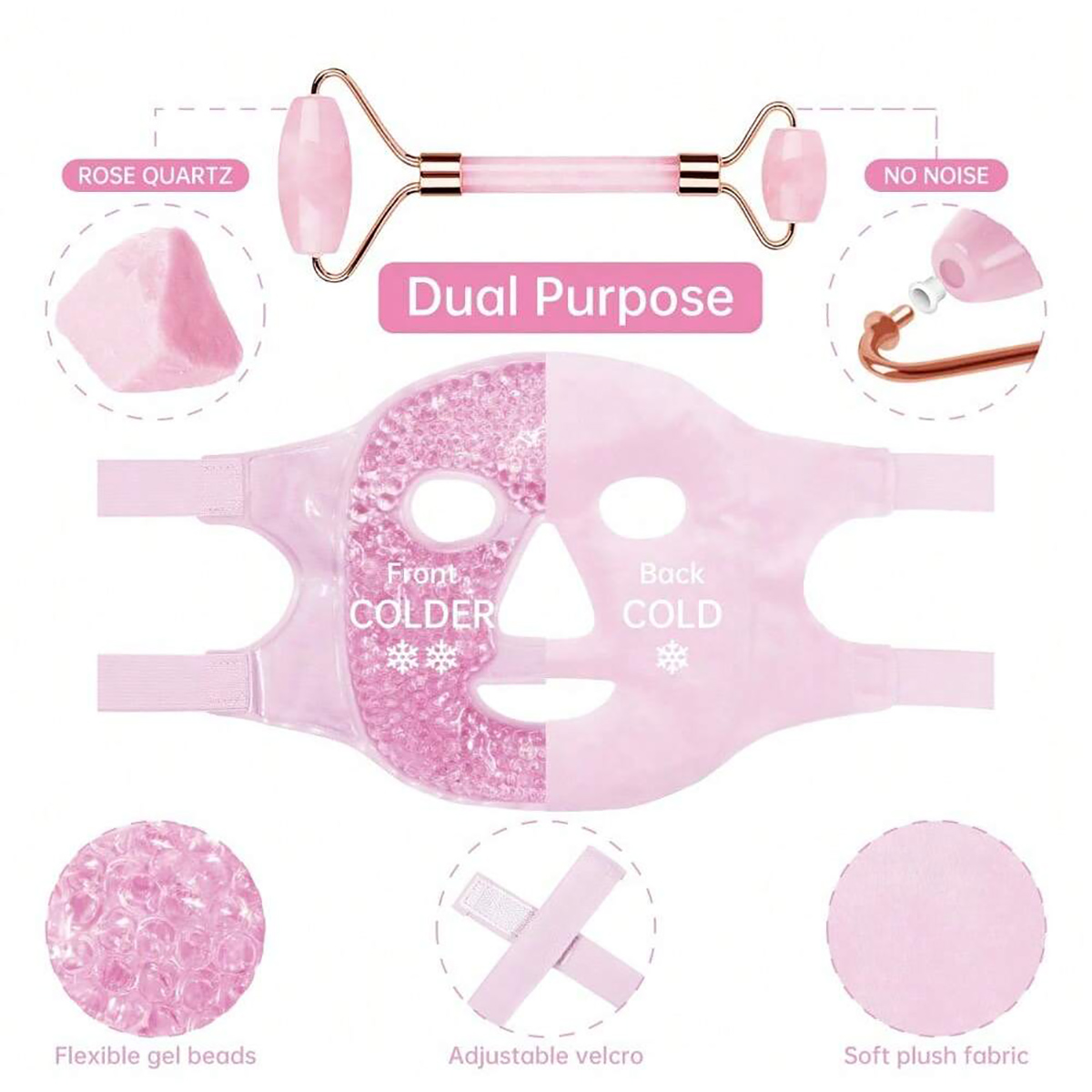 Gel Cooling Ice Face Eye Mask  - đánh giá và giá Cold Pack Ice Gel