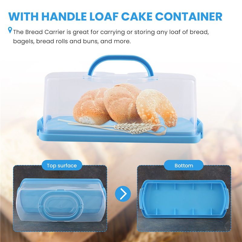 AS63-Portable Bread Box With H - đánh giá và giá Food Storage Containers Plastic Box