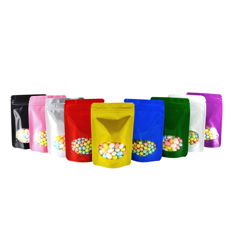 100 Chiếc Nhôm Nhiều Màu Viền  - đánh giá và giá Food Storage Bags Zip Lock Pouch