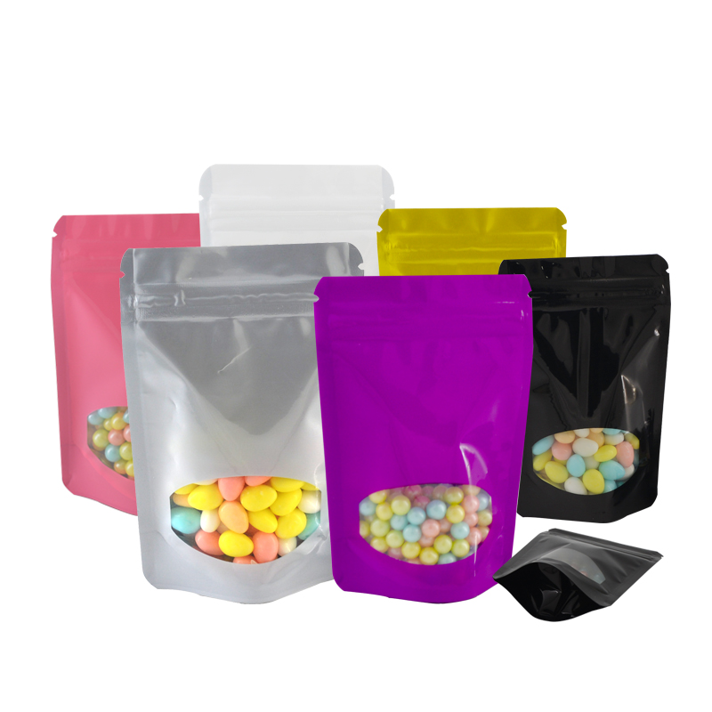 100 Chiếc Nhôm Nhiều Màu Viền  - đánh giá và giá Food Storage Bags Zip Lock Pouch