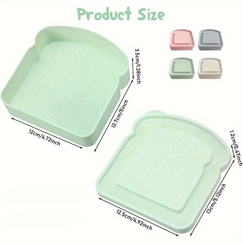 1pc Bento Boxes, Sandwich Cont - đánh giá và giá Food Storage Containers Plastic Box