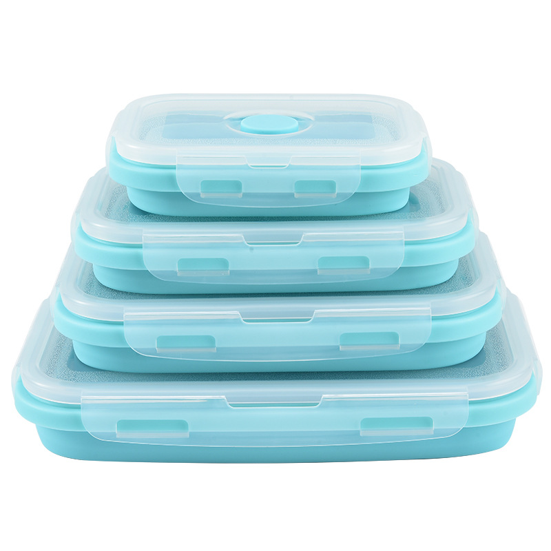 Collapsible Silicone Food Stor - đánh giá và giá Food Storage Boxes With Lids