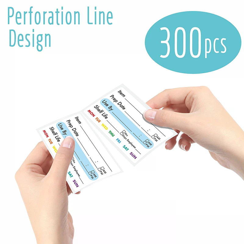 300Pcs/Roll Kitchen Date Food  - đánh giá và giá Food Storage Expiration Dates