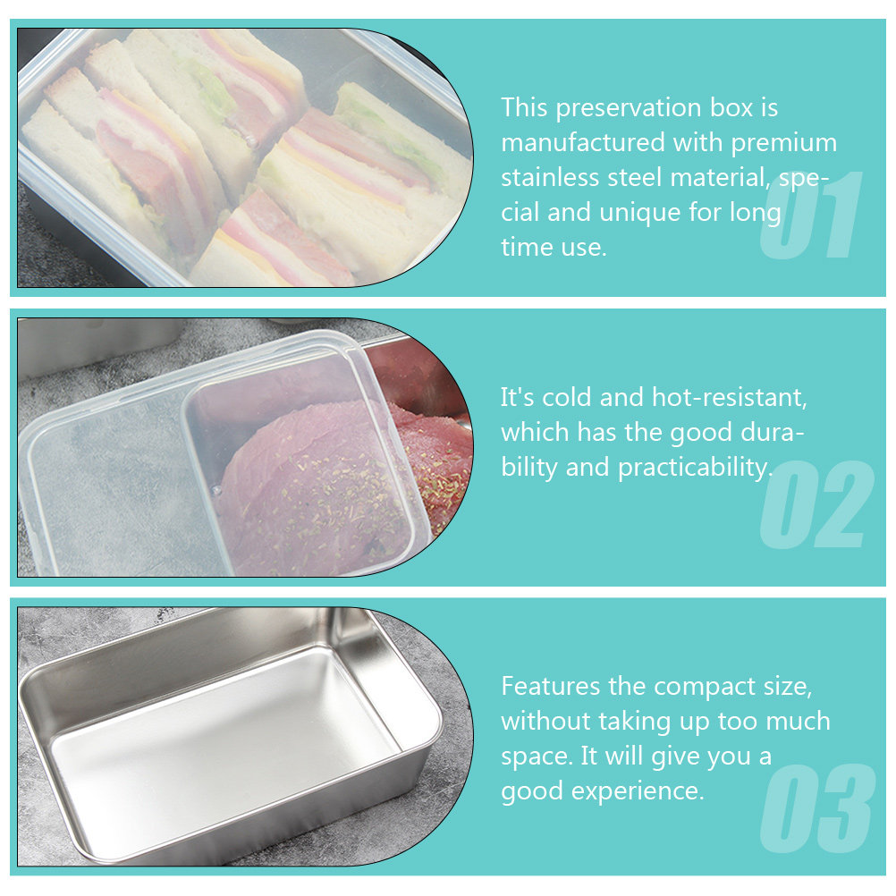 Stainless Preservation Box Por - đánh giá và giá Food Storage Containers Plastic Box