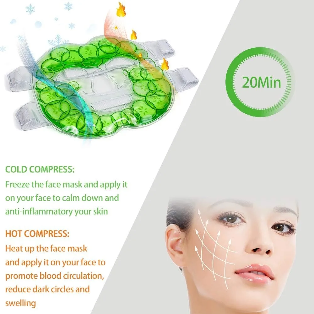 Face Ice Gel Pack with Wrap Re - đánh giá và giá Cold Pack Ice Gel