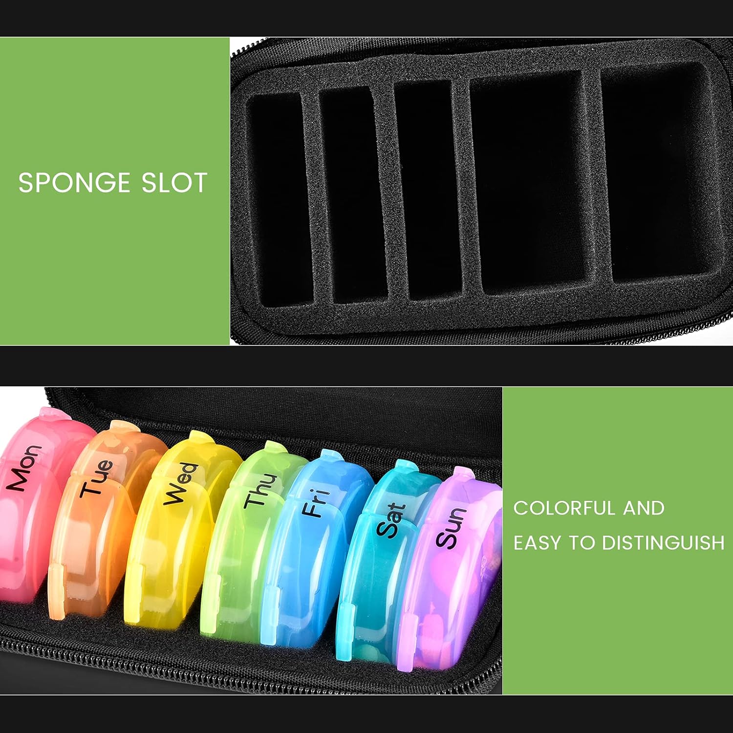 Weekly Pill Organizer 3 Times  - đánh giá và giá Xxl Food Storage Container