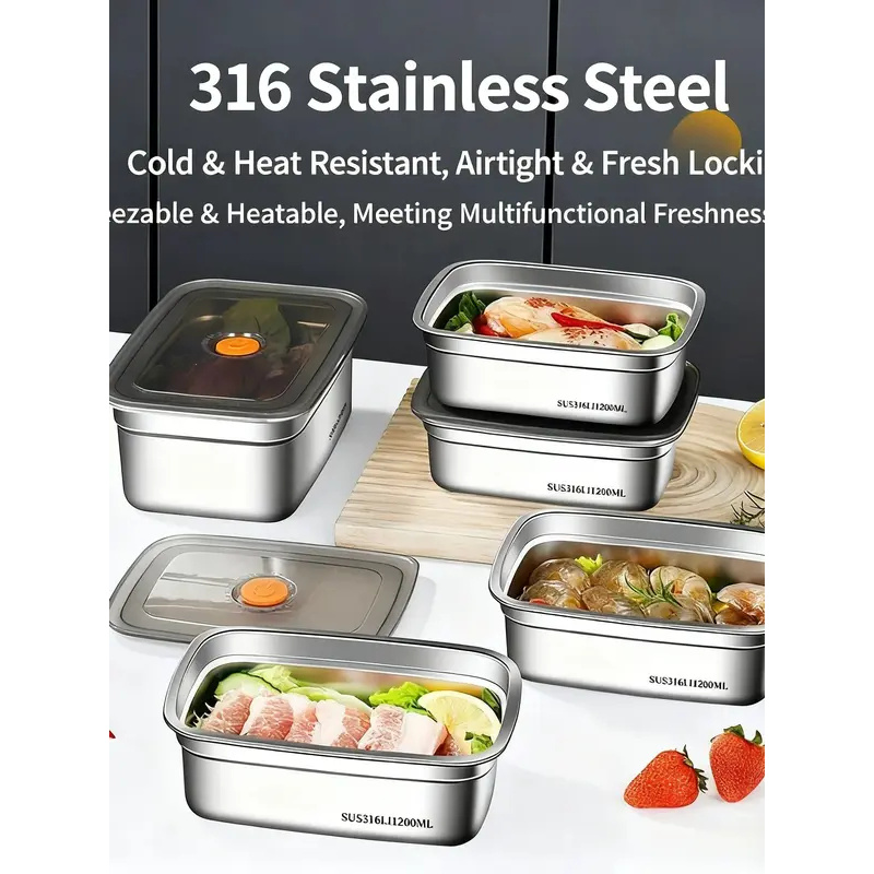 Large Capacity Stainless Steel - đánh giá và giá Xxl Food Storage Container
