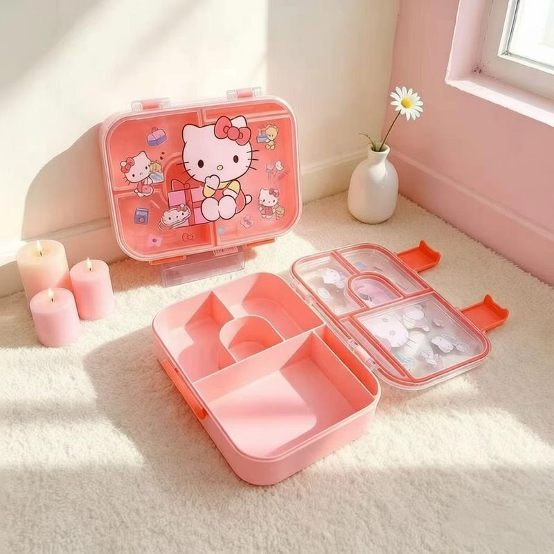 Hello Kitty 1700ml Portable Lu - đánh giá và giá Food Storage Design
