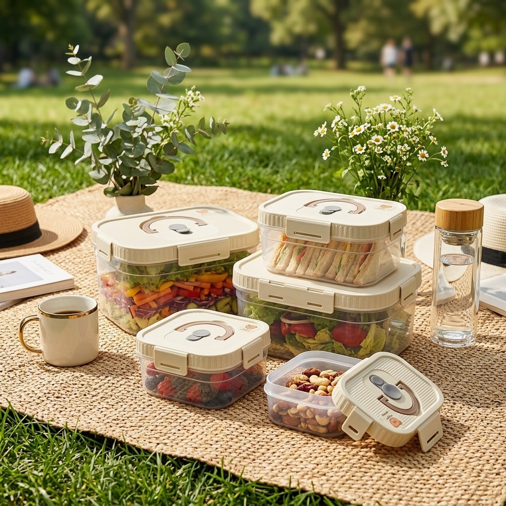 Stackable Food Storage Contain - đánh giá và giá Food Storage Containers Plastic Box