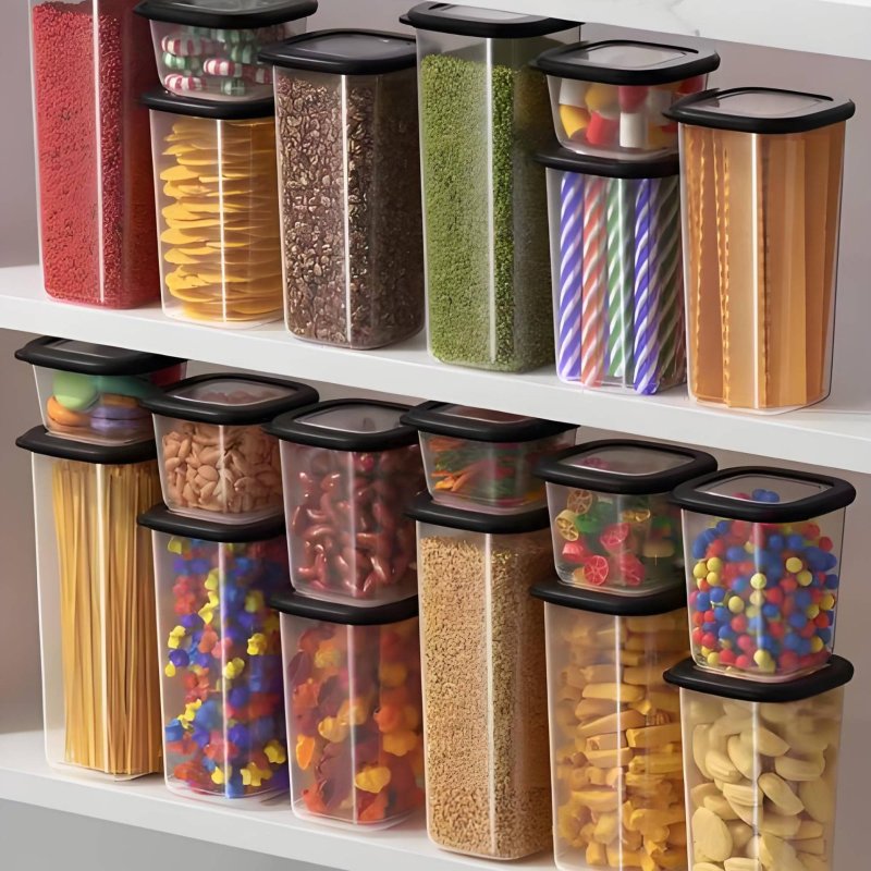 6 Pieces Airtight Food Storage - đánh giá và giá Food Storage Design