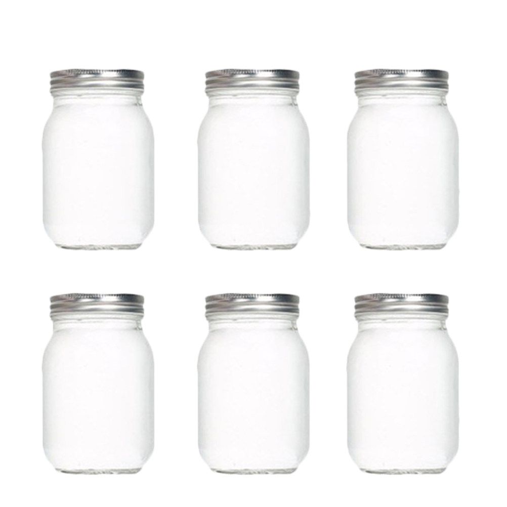 6Pcs Transparent Round Glass J - đánh giá và giá Food Storage With Lids
