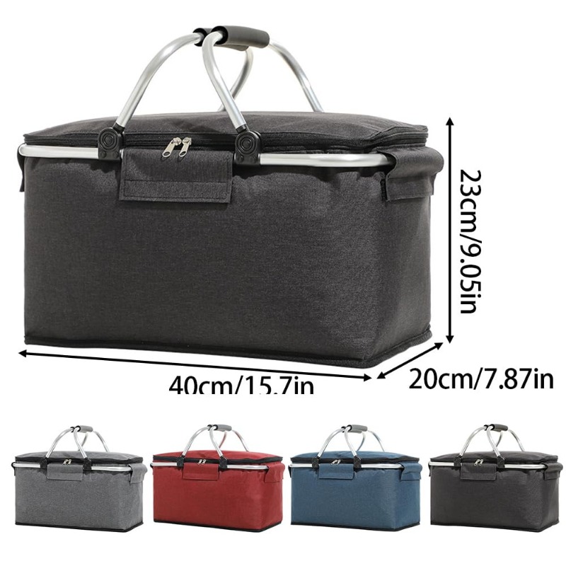 Flat Foldable Oxford Picnic Ba - đánh giá và giá Food Storage Design