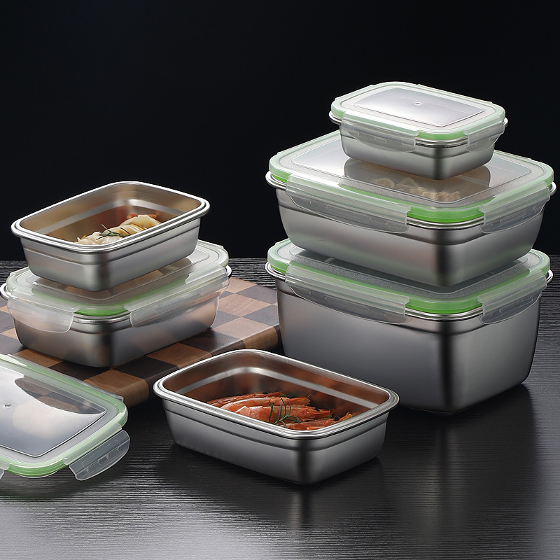 304 Stainless Steel Lunch Box  - đánh giá và giá Food Storage Boxes With Lids