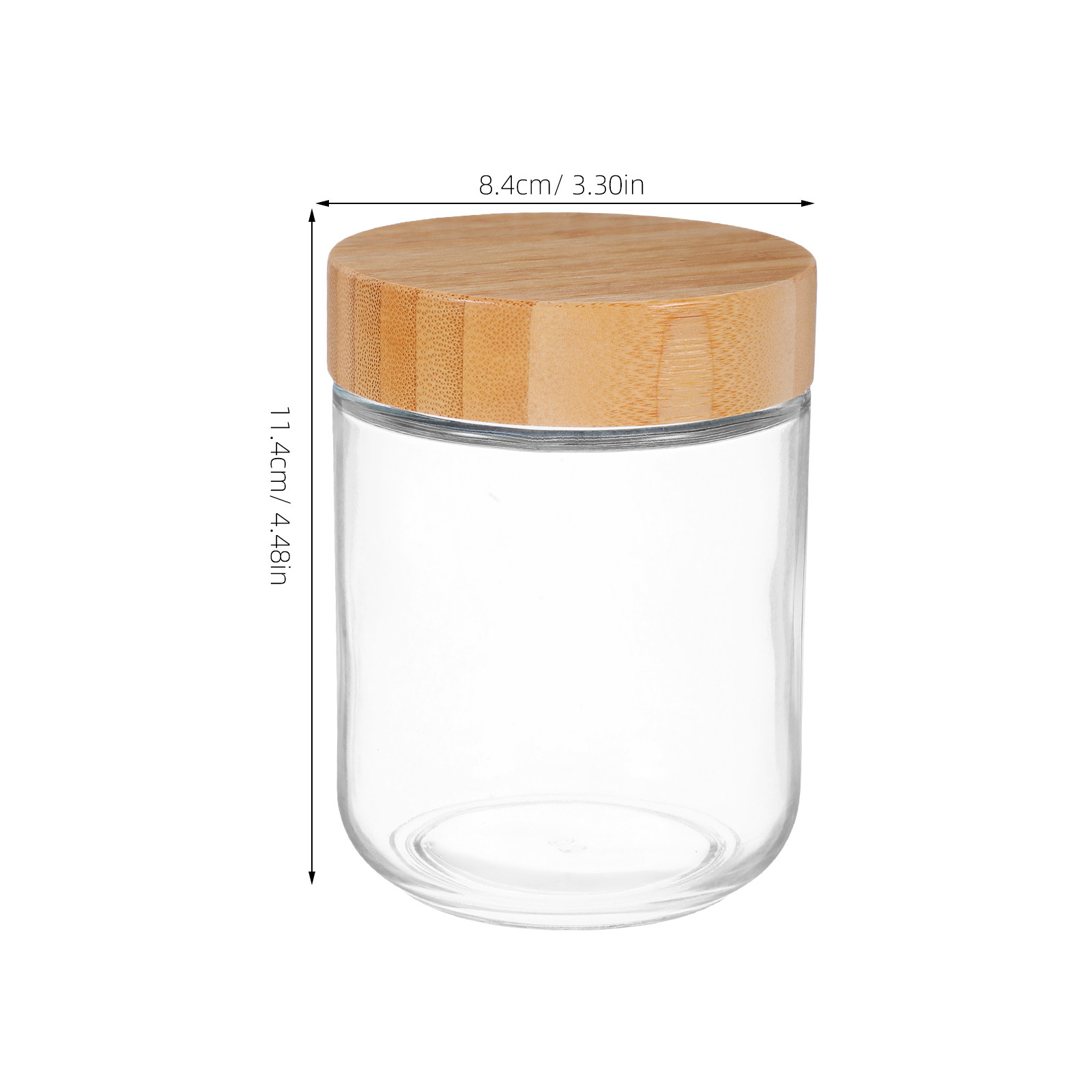 4Pcs Transparent Glass Jars wi - đánh giá và giá Food Storage With Lids