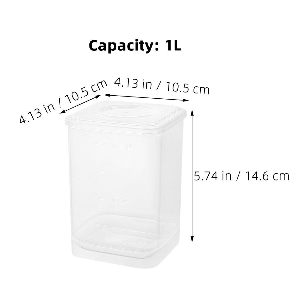 Airtight Clear Yogurt Storage  - đánh giá và giá Food Storage Design