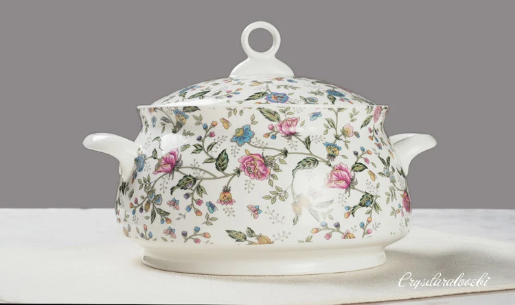 9 Inch, Bone China Tureen for  - đánh giá và giá Food Storage Of Plants