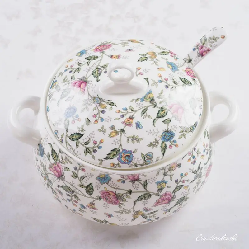 9 Inch, Bone China Tureen for  - đánh giá và giá Food Storage Of Plants