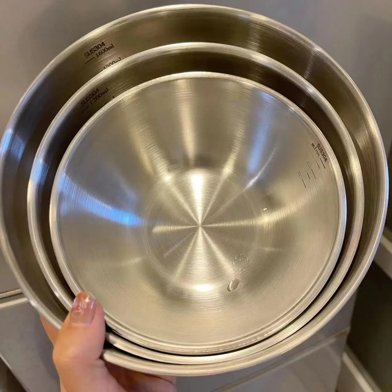 1-3 Stainless Steel Bowl Set w - đánh giá và giá Food Storage For Room
