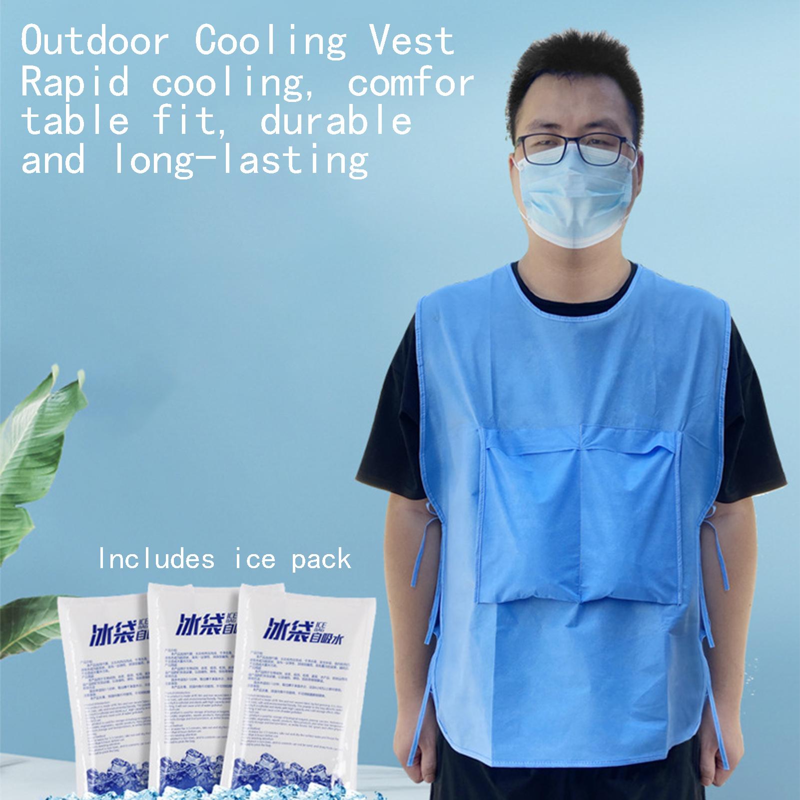 Cooling Vest Cold Jacket with  - đánh giá và giá Cold Pack Ice Gel