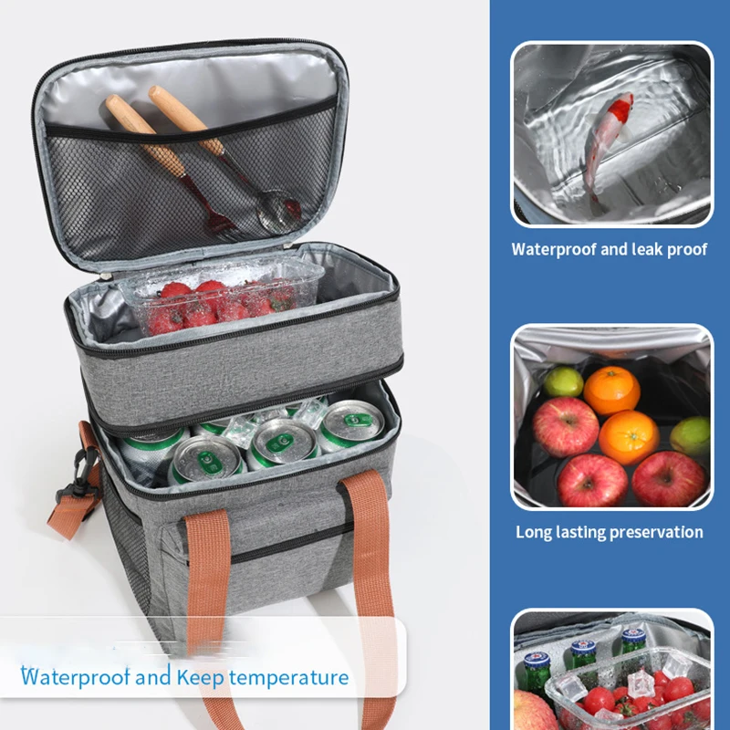 Thermal Lunch Bag Double Layer - đánh giá và giá Xxl Food Storage Container