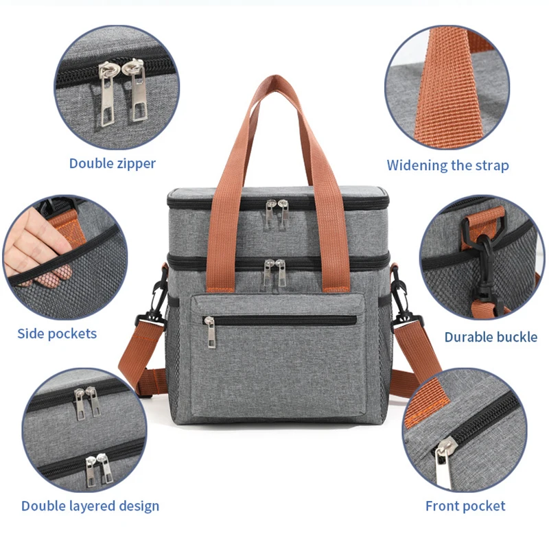 Thermal Lunch Bag Double Layer - đánh giá và giá Xxl Food Storage Container