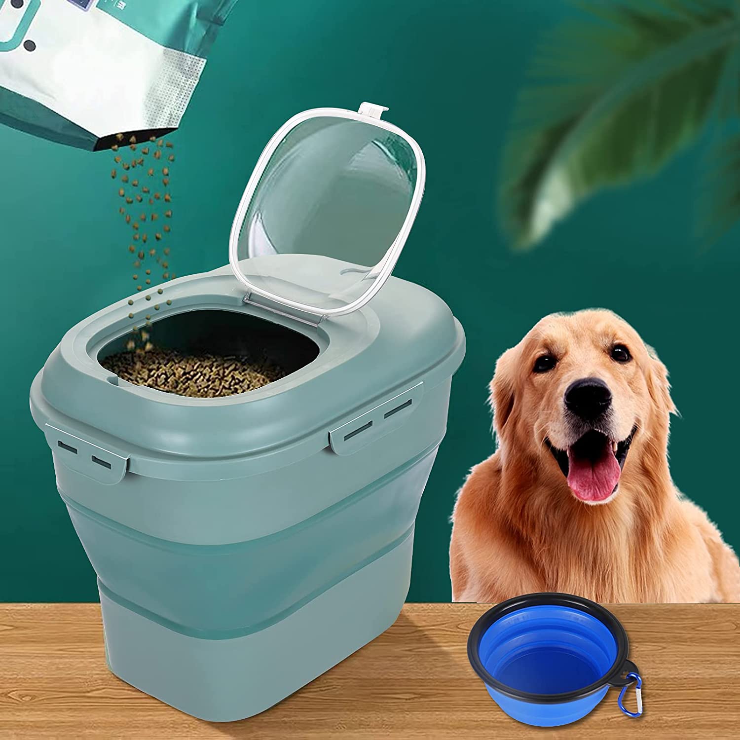 Có Thể Gập Lại Thức Ăn Cho Thú - đánh giá và giá Xxl Food Storage Container