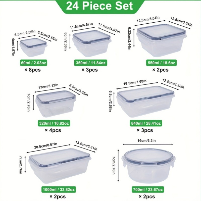 48PCS BPA-Free Food Storage Se - đánh giá và giá Food Storage Design