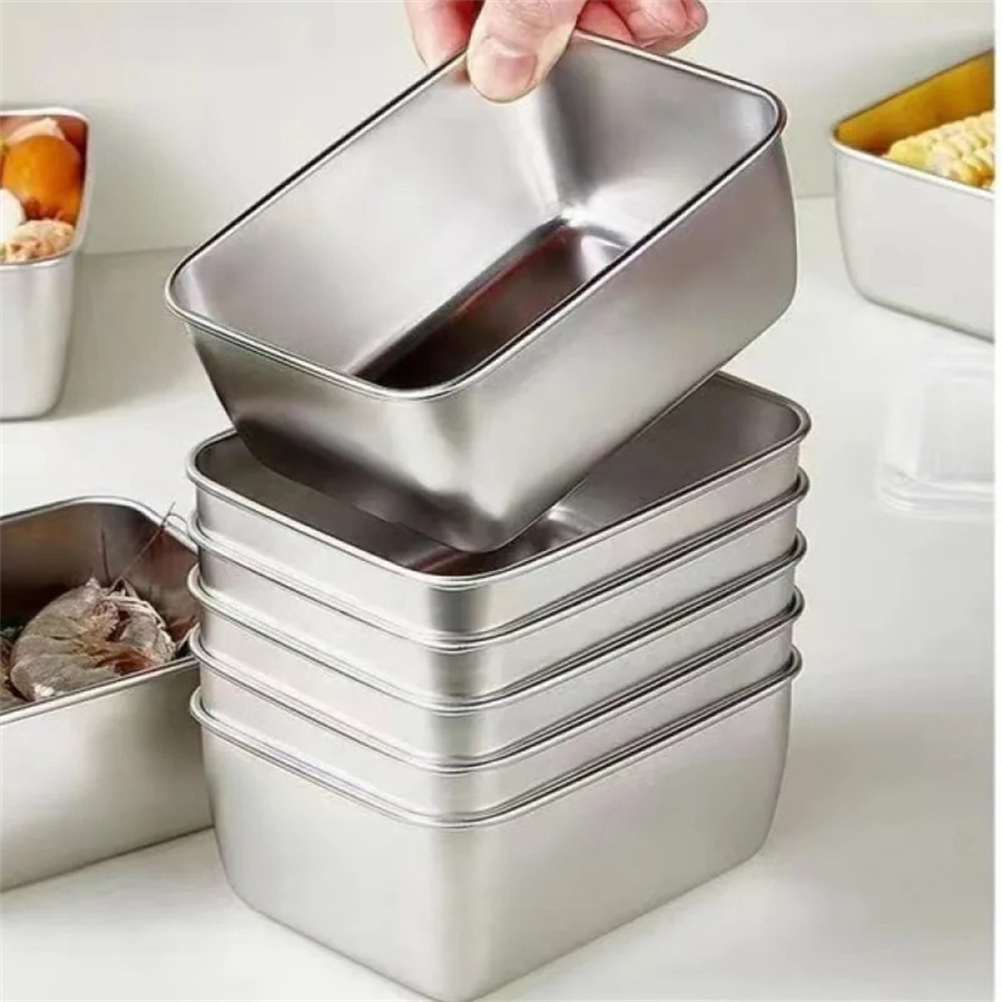 1/3/5pcs Stainless Steel Food  - đánh giá và giá Food Storage With Lids