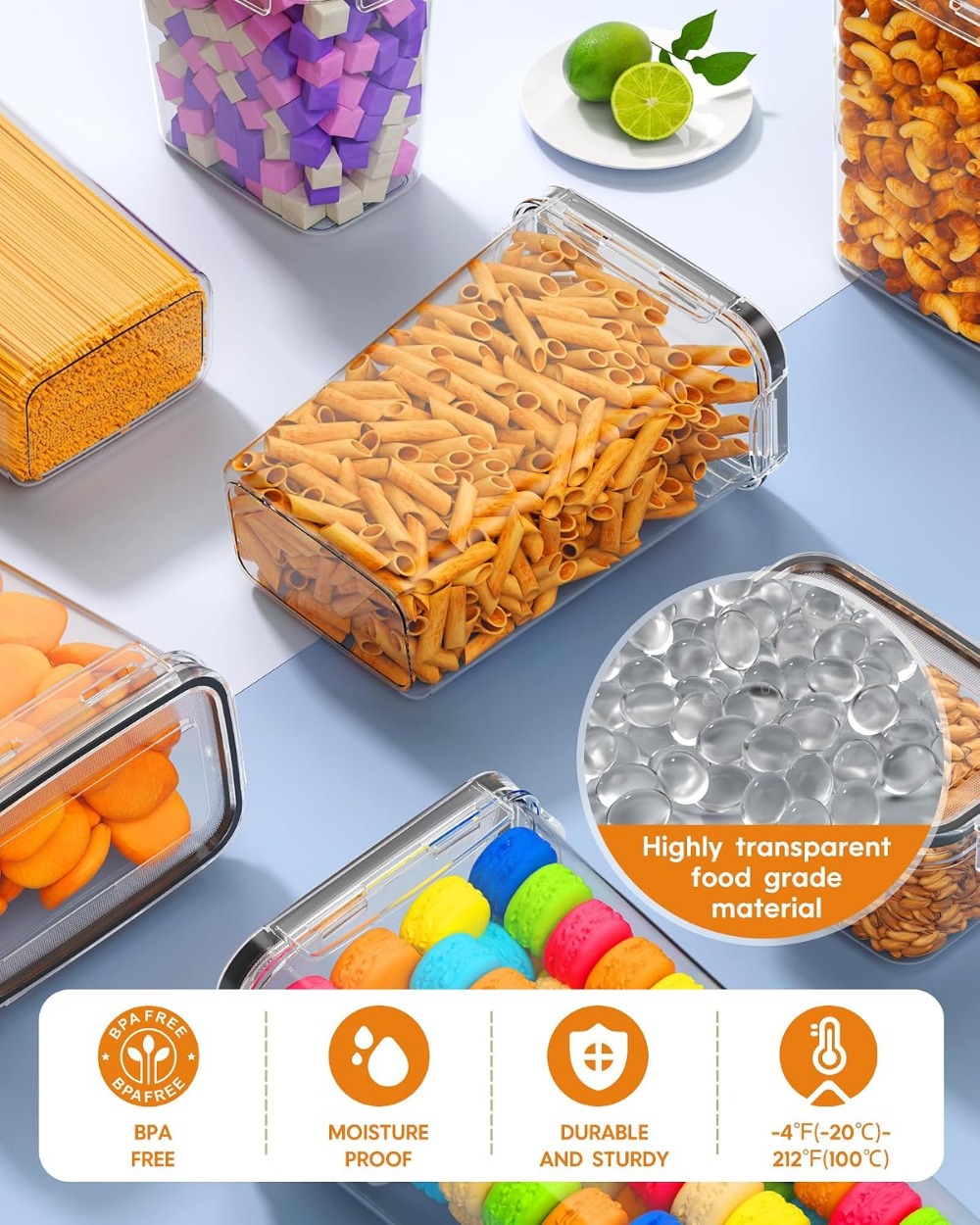 24 PCS Airtight Food Storage C - đánh giá và giá Food Storage With Lids