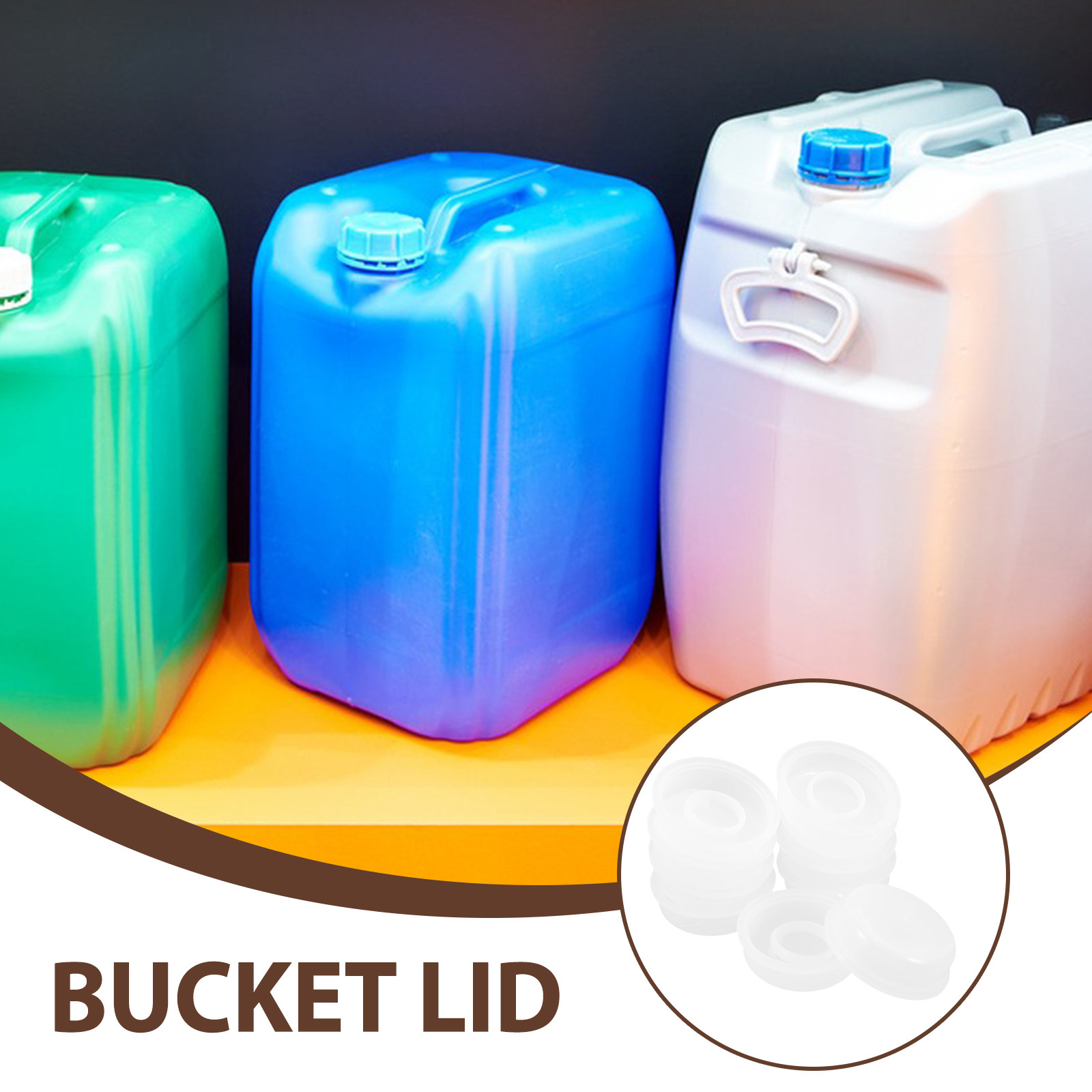10Pcs Plastic Chemical Bucket  - đánh giá và giá Food Storage With Lids