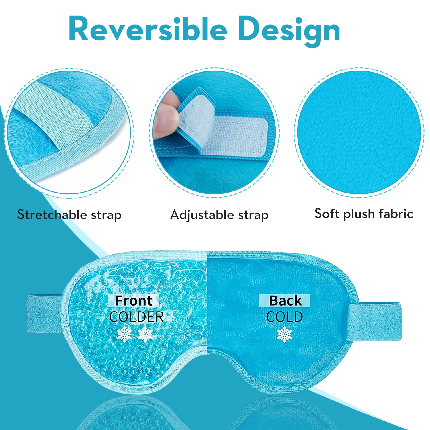 Cooling Eye Mask Gel Eye Mask  - đánh giá và giá Cold Pack Ice Gel