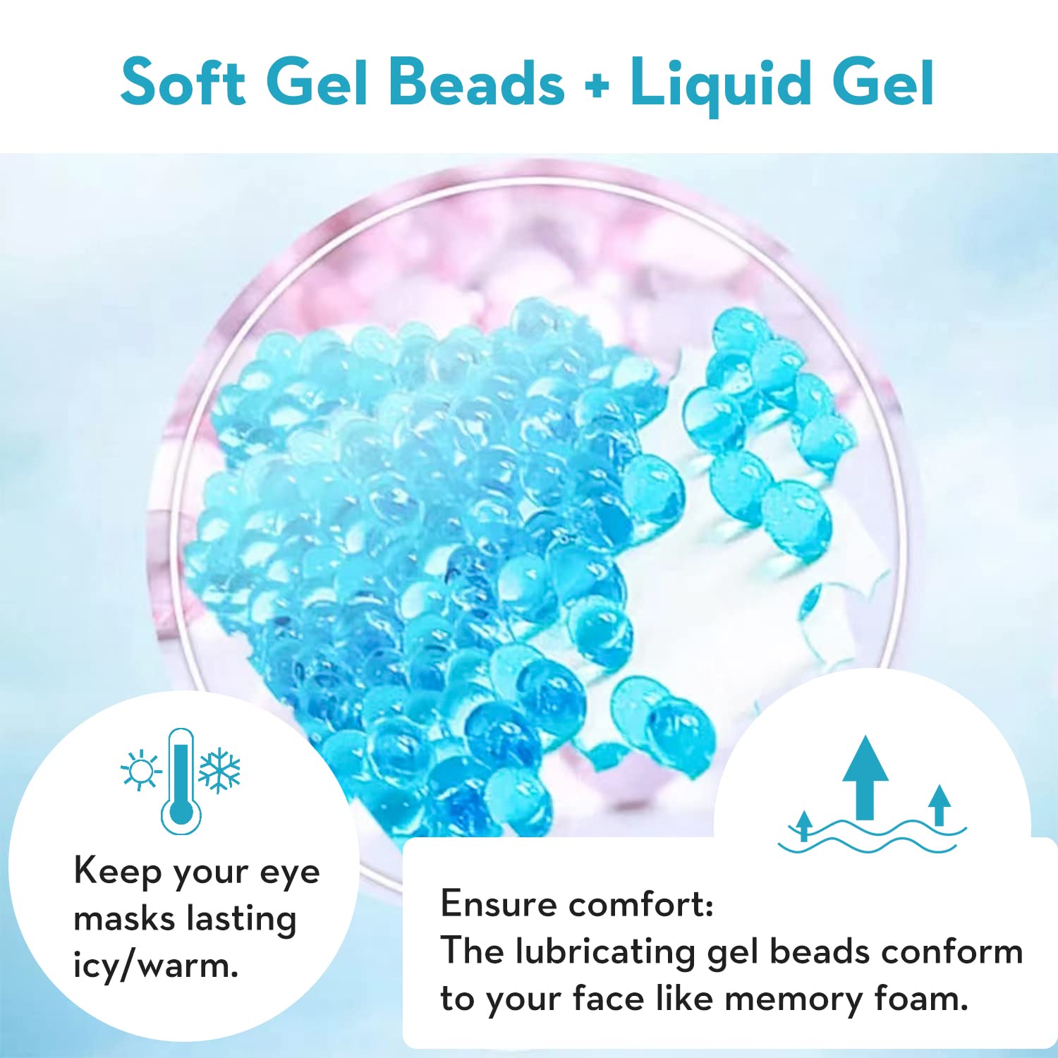 Cooling Eye Mask Gel Eye Mask  - đánh giá và giá Cold Pack Ice Gel