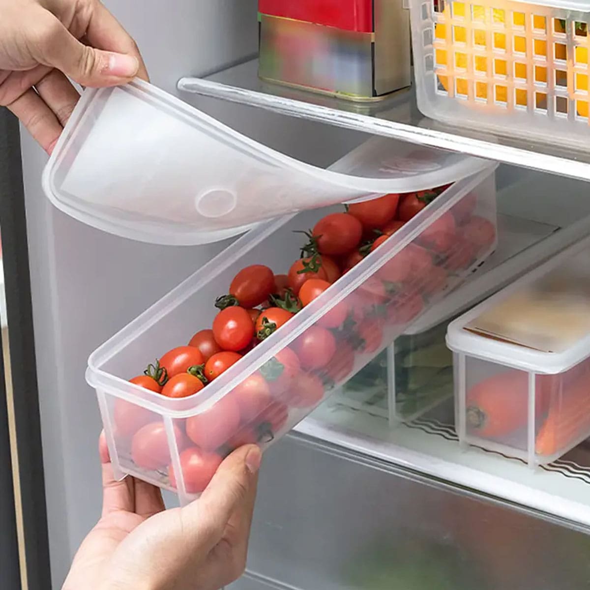 1 Plastic Transparent Storage  - đánh giá và giá Food Storage Boxes With Lids