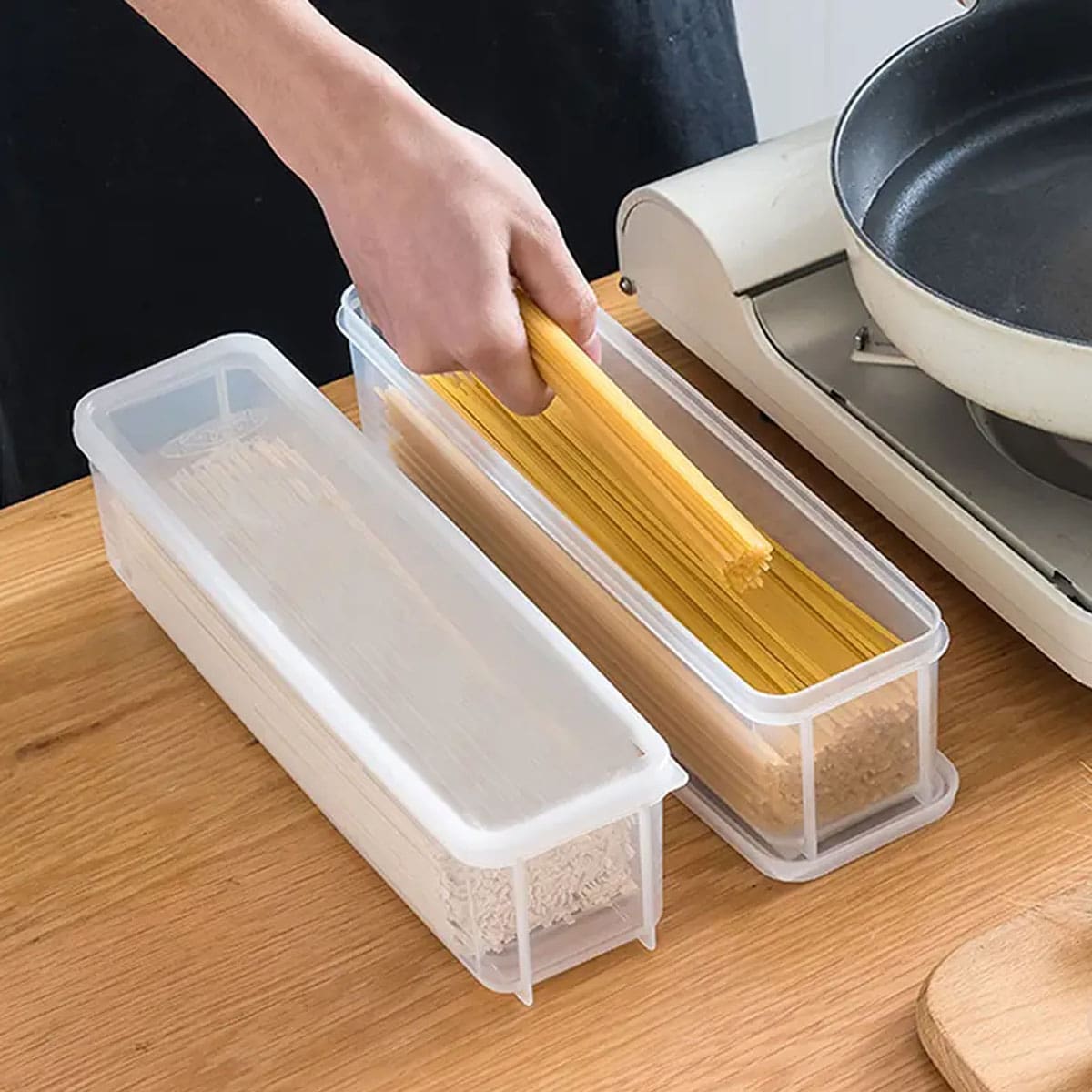 1 Plastic Transparent Storage  - đánh giá và giá Food Storage Boxes With Lids